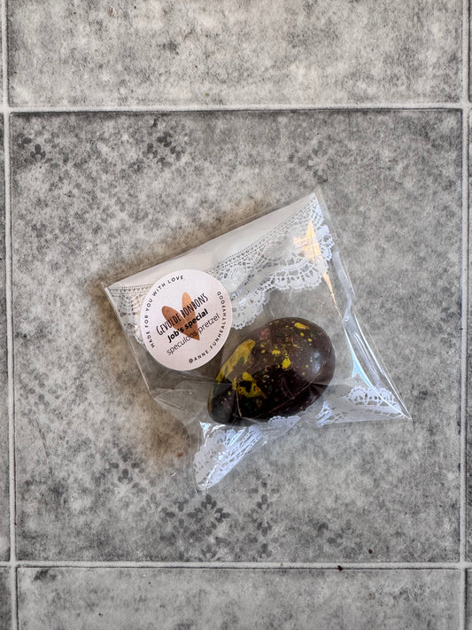 Job’s special - speculoos & pretzel heel ei