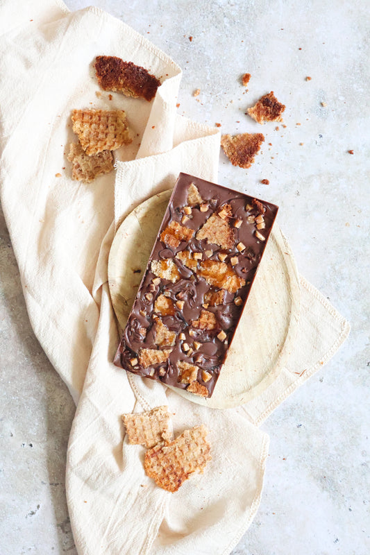 Stroopwafel karamel reep