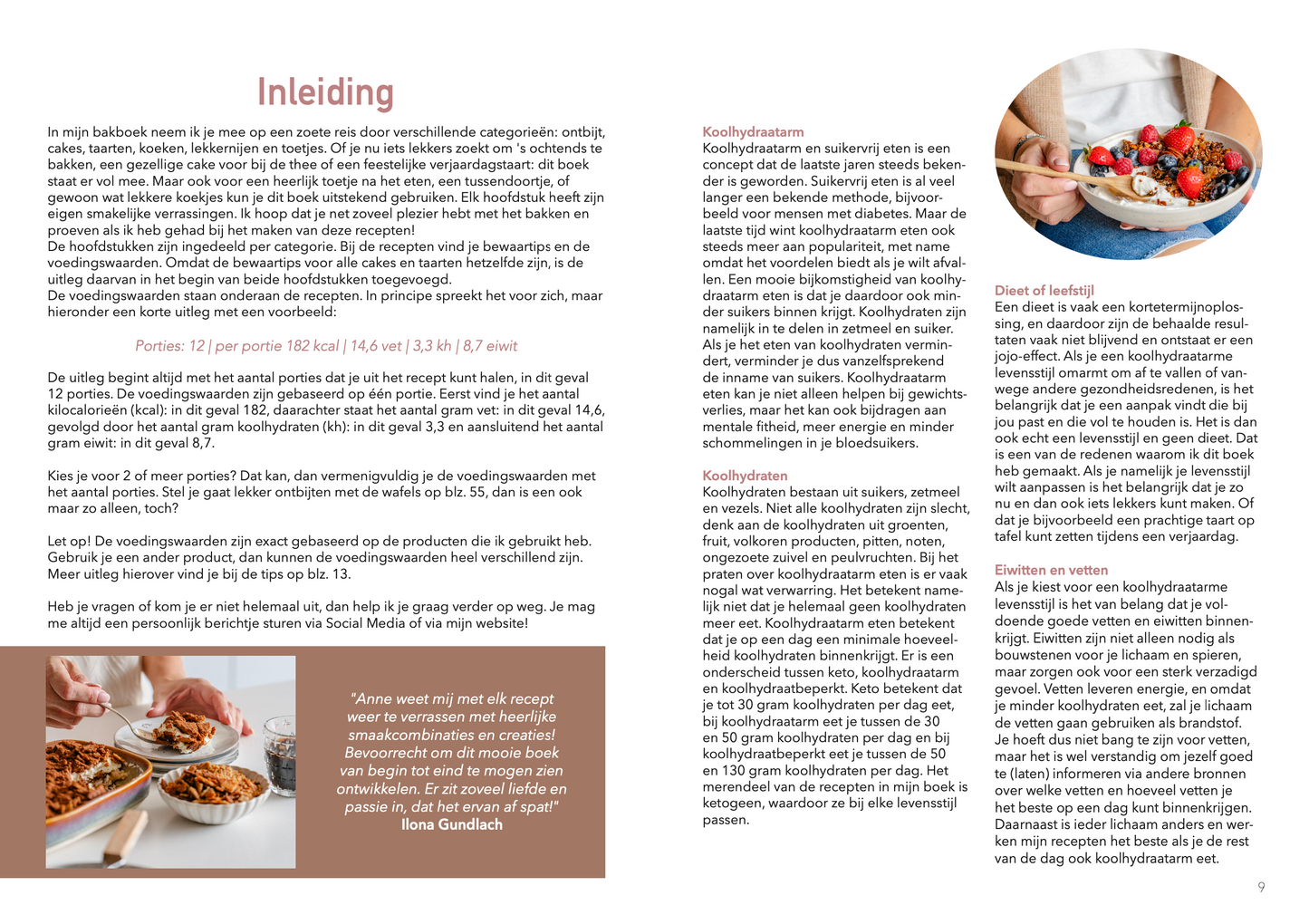 Bakboek: bakken met Anne - koolhydraatarm & suikervrij zoete verleidingen